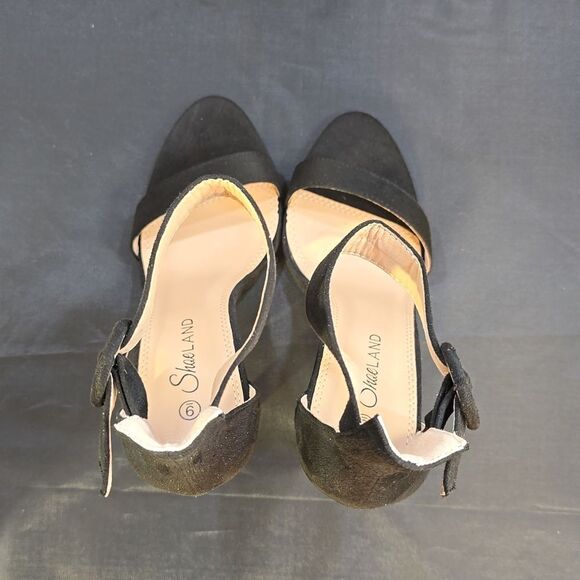 BRAND NEW SHOELAND WOMEN'S ANKLE Strap HEELS STILETTO HIGH HEELS SANDALS - Picture 8 of 16